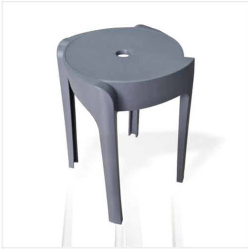 12 Li Sert Plastik Kırılmaz Hafif 45 Cm Banyo Balkon Bahçe Taburesi
