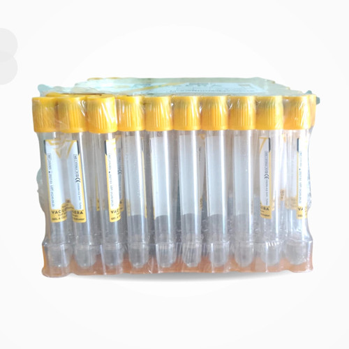 Vakumlu Jelli Boş Tüp 5 ML (Sarı Kapak) 100'lü Paket