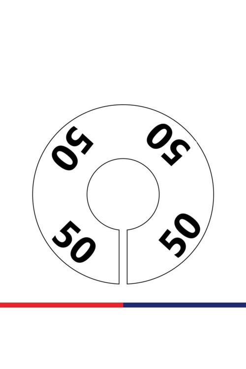 JokeyAmbalaj Arka / Ön Baskılı Depo-Stok Beden AYRACI (50)