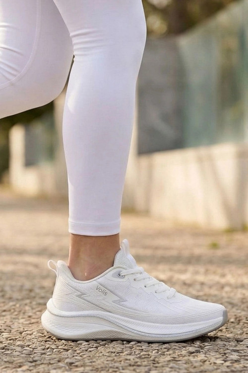 Stride Air Pro : Ultra Hafif Nefes Alabilir Kadın Beyaz Spor Ayakkabı
