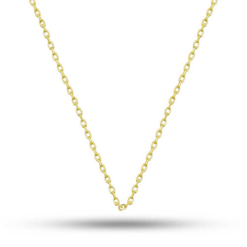 Gümüş Gold 0.30 Mikron 50 Cm Forse Kadın Zincir