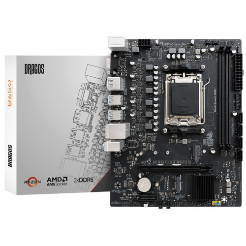 B650 D5 AM5 DDR5 6000MHz,1x PCIe 4.0 M.2, SATA, USB 3.2, HDMI, DP, 2.5G 3x ARGB mATX Anakart