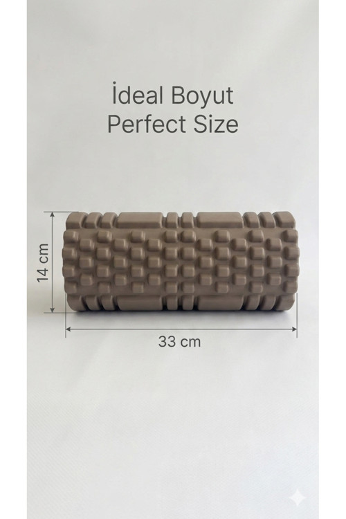 Foam Roller Masaj Rulosu Orta Sert – Spor Sonrası Kas Gevşetici Yoga Pilates Fitness Masaj Köpüğü