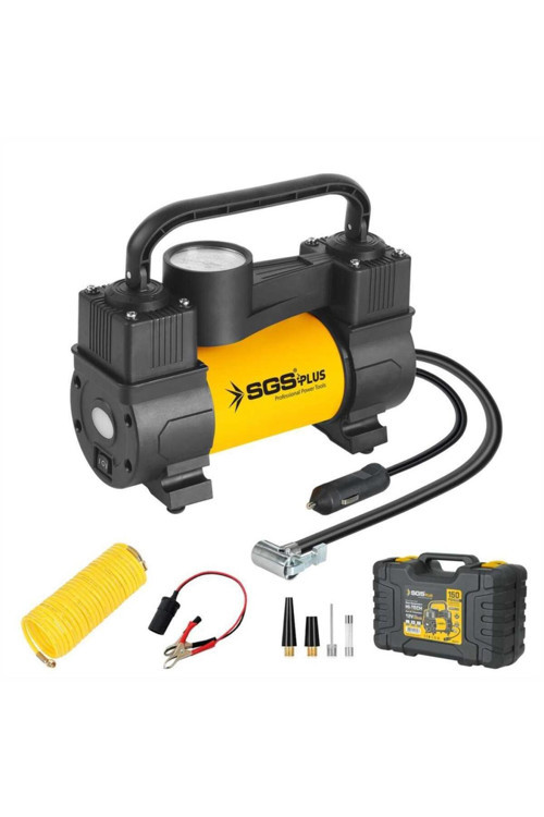 ARAÇ HAVA KOMPRESÖRÜ 12V 150 PSI BASINÇ GÖSTERGELİ SGS5391