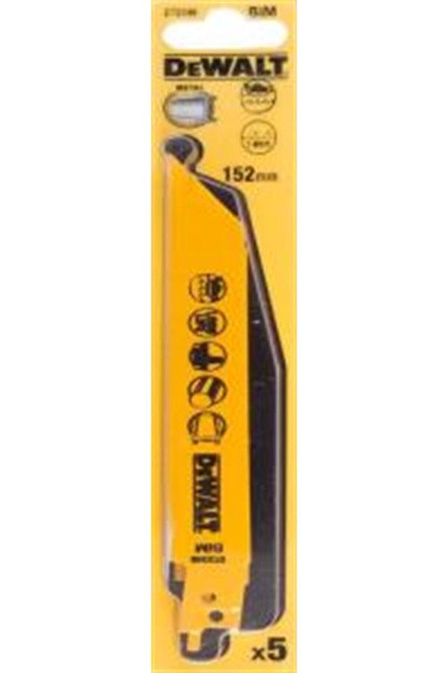 Dt2346 5 Parça 152mm Tilki Kuyruğu Testere Bıçağı