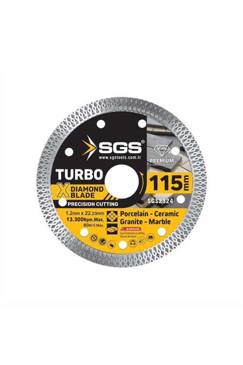 Sgs 2324 Seramik Hassas Fayans Kesici İnce 115X1,2X22