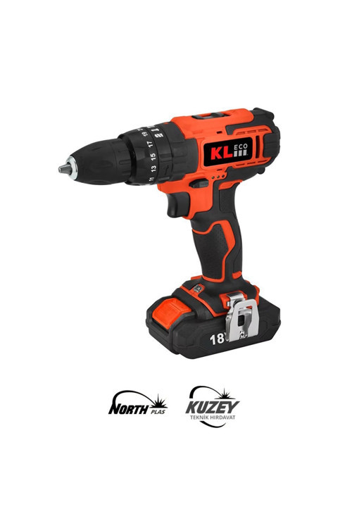 KL Eco KE18DM-15 18 V Akülü Darbeli Matkap