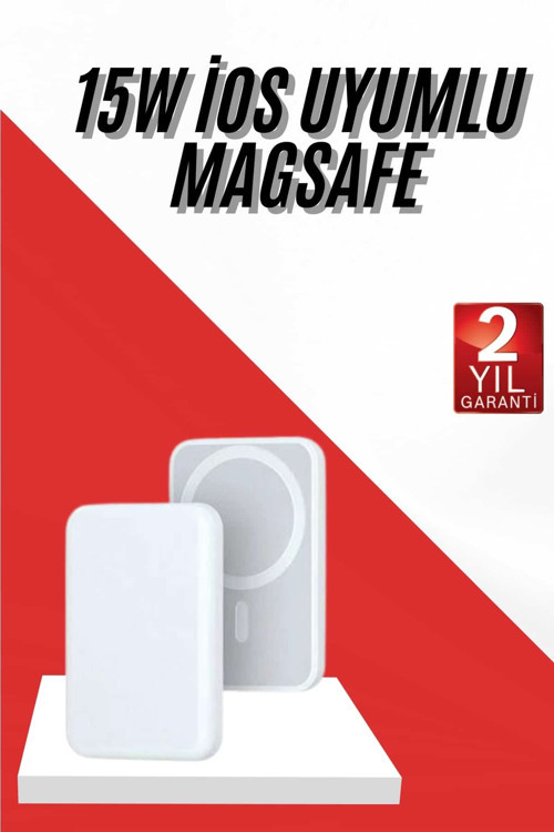 popüler İOS Uyumlu Magsafe Kablosuz 15w Şarj Powerbank Magesafe 2026