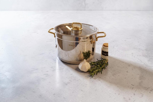 Rosso Derin Tencere Gold 28cm Gold Derin Tencere 6,4 Litre