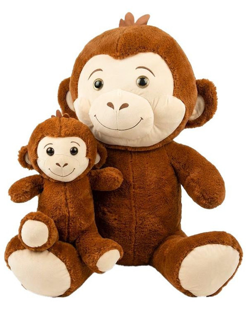 Pelüş Yavrulu Maymun 80 cm 04061