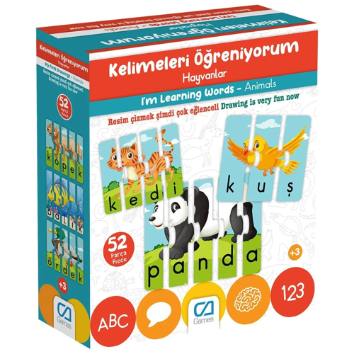 Kelimeleri Öğreniyorum Hayvanlar