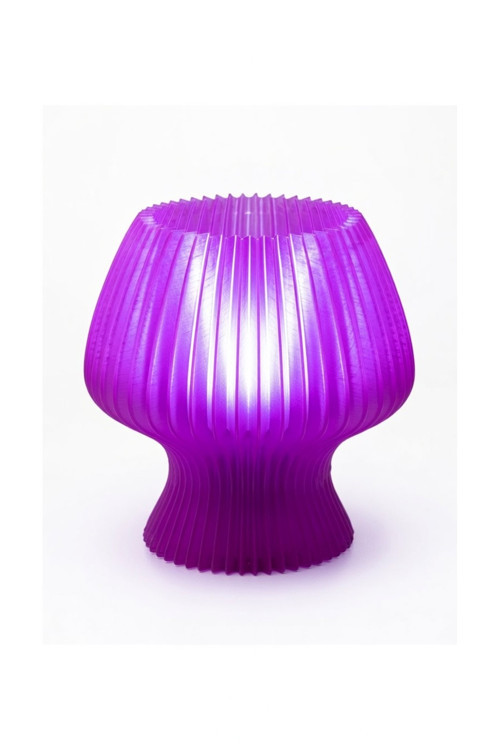 MYCRAFT3D Akordeon Tasarım Masa Lambası - 3D Pleated Doku Dekoratif Gece Lambası Modern Ev Hediyesi Aydınlatma