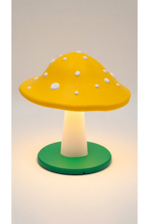MYCRAFT3D Dekoratif Mantar Gece Lambası - 3D Tasarım Estetik Oda Dekoru - Hediyelik Masa Lambası Mood Light