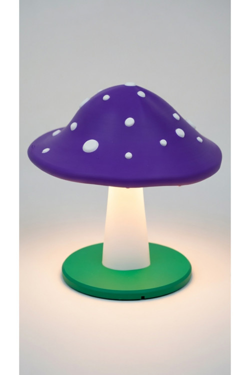 MYCRAFT3D Dekoratif Mantar Gece Lambası - 3D Tasarım Estetik Oda Dekoru - Hediyelik Masa Lambası Mood Light