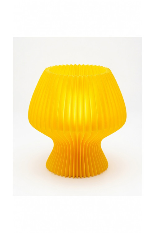 MYCRAFT3D Akordeon Tasarım Masa Lambası - 3D Pleated Doku Dekoratif Gece Lambası Modern Ev Hediyesi Aydınlatma