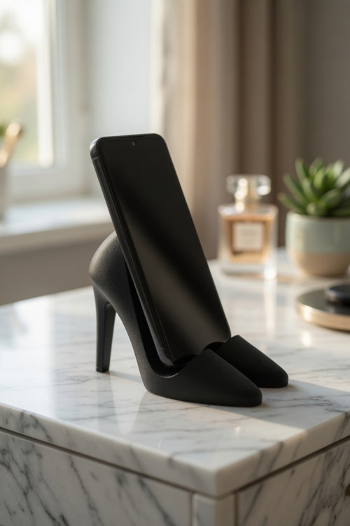 MYCRAFT3D Topuklu Ayakkabı Telefon Standı – Dekoratif Telefon Tutucu