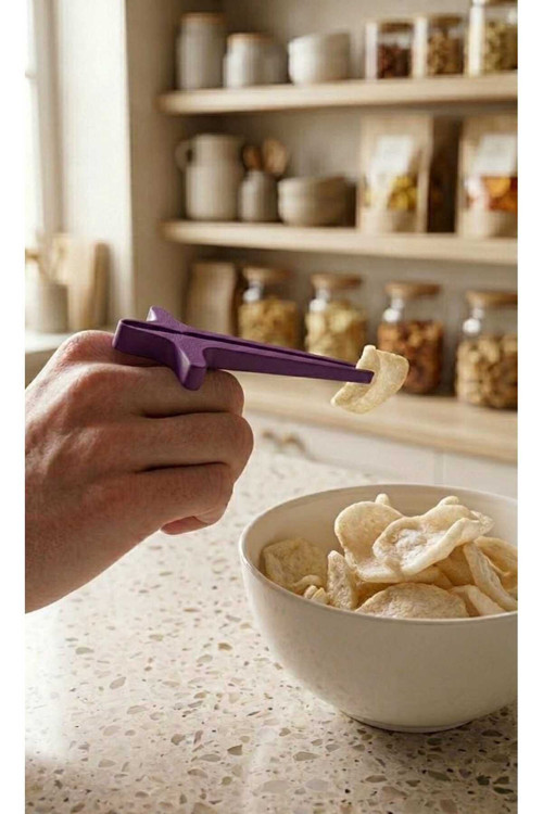 MYCRAFT3D 4'lü Parmak Arası Cips Tutucu Chopstick - Klavye Mouse Kirletmeyen Aparat