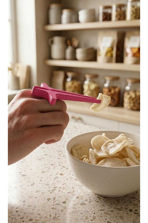 MYCRAFT3D 4'lü Parmak Arası Cips Tutucu Chopstick - Klavye Mouse Kirletmeyen Aparat
