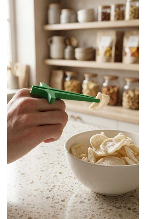 MYCRAFT3D 4'lü Parmak Arası Cips Tutucu Chopstick - Klavye Mouse Kirletmeyen Aparat