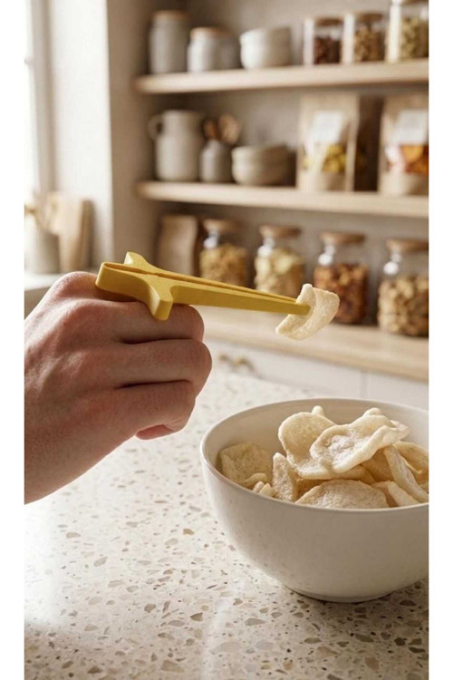 MYCRAFT3D 4'lü Parmak Arası Cips Tutucu Chopstick - Klavye Mouse Kirletmeyen Aparat