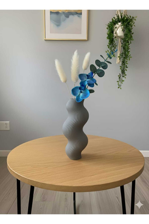İSKANDİNAV TARZ SALON/OTURMA ODASI PLA PLASTİK DEKORATİF MODERN VAZO
