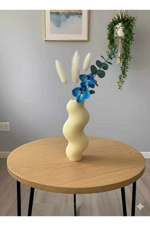 İSKANDİNAV TARZ SALON/OTURMA ODASI PLA PLASTİK DEKORATİF MODERN VAZO