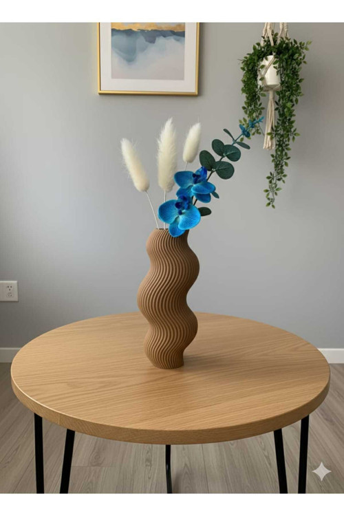 İSKANDİNAV TARZ SALON/OTURMA ODASI PLA PLASTİK DEKORATİF MODERN VAZO