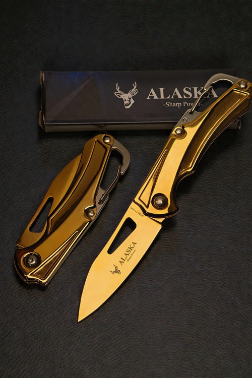 SDR-1110A 15,5 cm. Gold Mini Anahtarlık Çakı