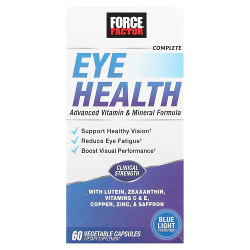 Eye Health Lutein Zeaxanthin Saffron Copper 60 Vegetable Caps