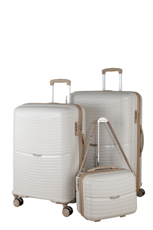 V379 AURA Y.ÜRETİM PP VALİZ 65 CM + 75 CM + MAKYAJ SET