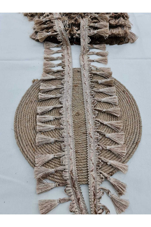 Şerit Püsküllü Saçak Kapiçino 5 Metre