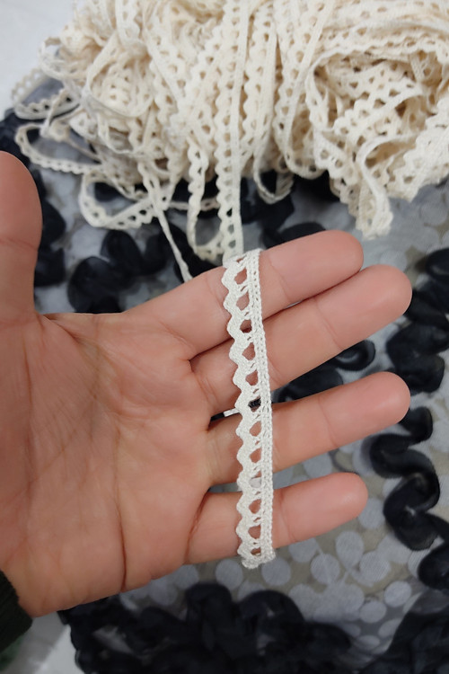 Güpür Dantel Pamuk Kopanaki Çıtır Desen 3 Metre