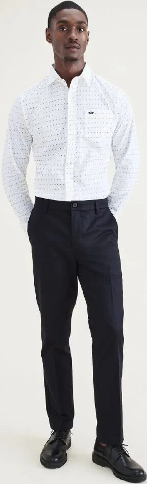Signature Stain Defender Creased Slim Fit Erkek Pantolon A520900010