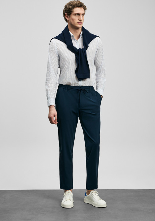 Eron Smart Erkek Chino Pantolon Slim Fit Lacivert