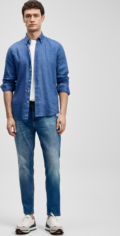 Beneflec Smart Jean Erkek Pantolon Slim Fit Mavi