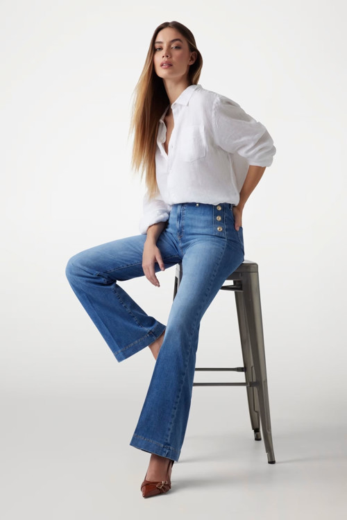 New Faye Skinny Fit Kadın Jean Pantolon W5GA0PD5Q01