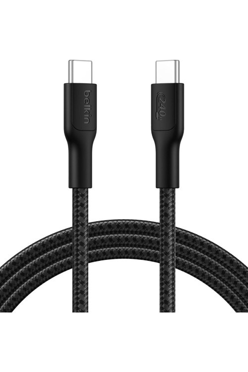 Eco Örgülü Usb-C - Usb-C Kablosu, 2 M, 240 W, Yumuşak, Esnek Hızlı Şarj Kablosu, İphone 16,
