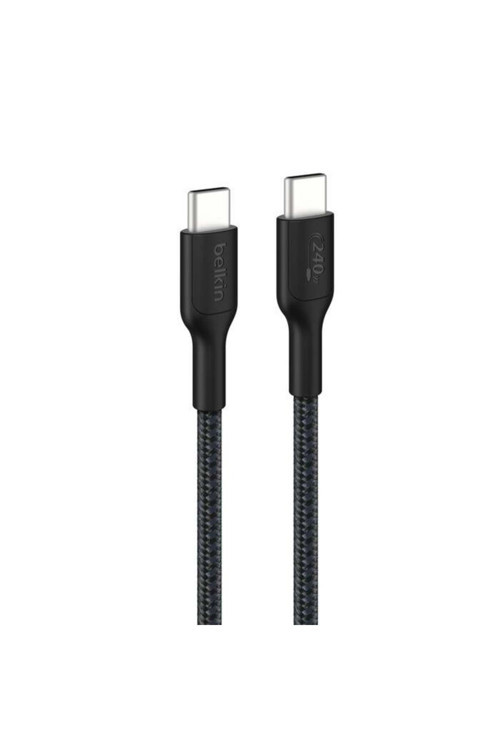 Cab025Hq1Mbk Boostcharge Pro 240W Usb-C To Usb-C Örgülü Kablo 1M - Siyah