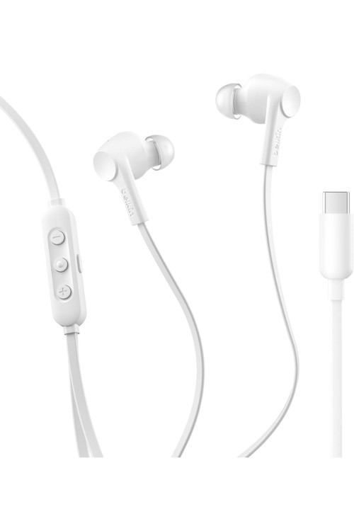 Soundform Anc Usb-C Bağlantılı, Mikrofonlu Kulakiçi Kablolu Kulaklık, Beyaz