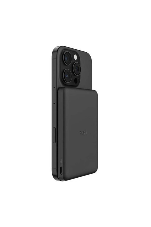 Bpd010Hqbk Boostcharge 5.000 Mah Magsafe Uyumlu 15W Kablosuz Slim Powerbank - Siyah