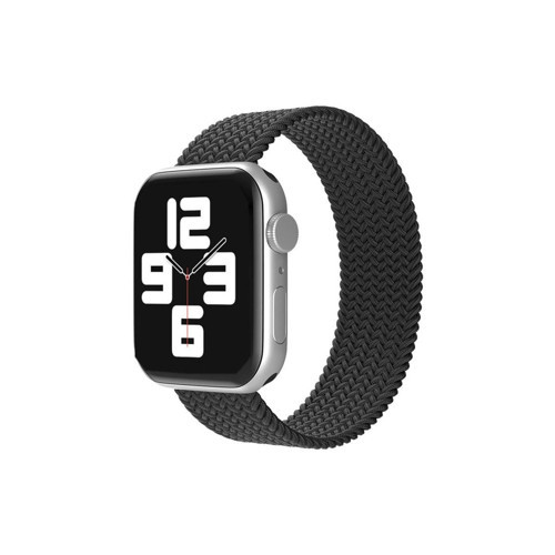 Apple Watch 38mm Ayarlı Solo Silikon Kordon - Siyah
