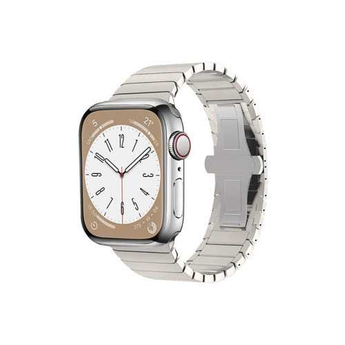 Apple Watch 38mm Kr413 Fine Steel Kordon - Yıldız Işığı