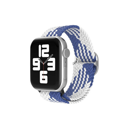 Watch 20mm Kordon (saat Değildir) - Mavi-beyaz