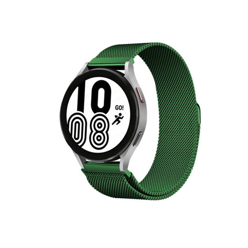 Samsung Galaxy Watch 4 Metal Mıknatıslı Kordon (saat Değildir) - Haki Yeşil
