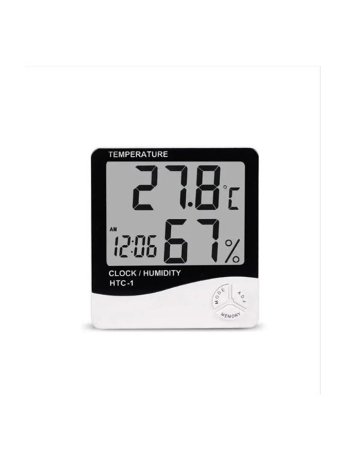 Htc-1 Dijital Saat -Alarm - Termometre- Isı Ve Nem Ölçer