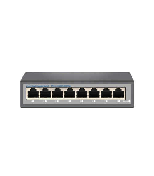 Nvc-Hıs218G 8 Port Full Giga Cloud Non Poe Ethernet Switch