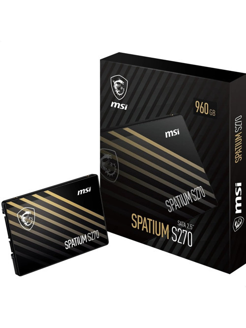 Msi 960Gb Spatium S270 Sata 3.0 (500Mb Okuma - 450Mb Yazma) Ssd Disk