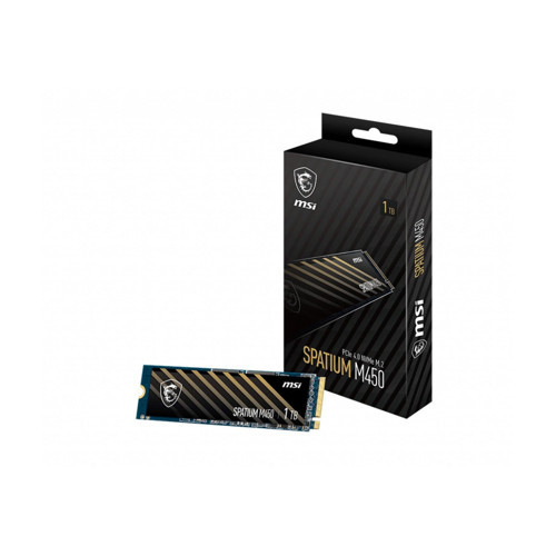 Msi 1Tb Spatium M450 V1 Nvme Pcıe Gen4 X4 Okuma 3400Mb – Yazma 2400Mb M.2 Ssd Disk