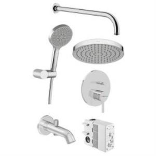 Minimax Round A49324 Ankastre Banyo Seti, Krom