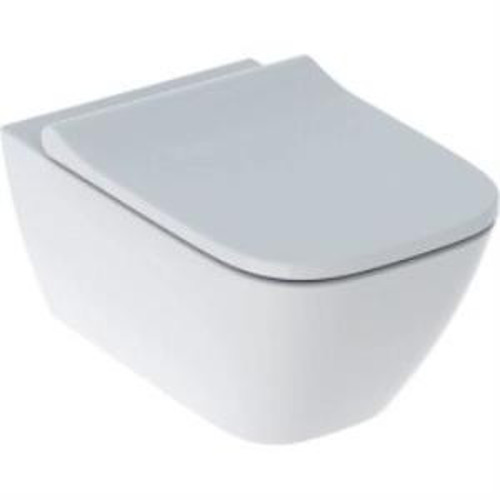 Smyle Square Rimfree Soft Asma Klozet ve Kapak, Beyaz
